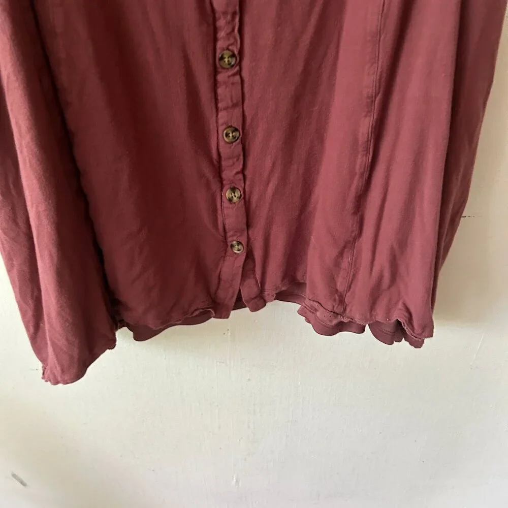 Torrid Tank Y2K Top Womens 6XL Purple Button Front Sleeveless Fairy Cottagecore - Picture 2 of 7